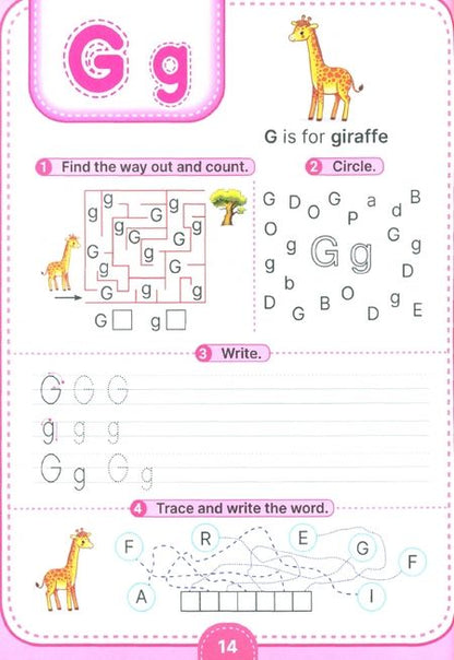 Фотография книги "Ирина Ровбель: Английский язык. Alphabet. Activity book. Step 1"