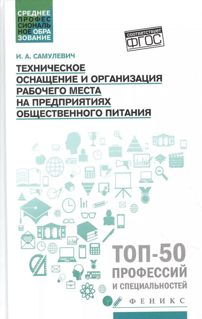 Обложка книги "Ирина Самулевич: Техническое оснащение и организация рабочего места на предприятиях общественного питания"