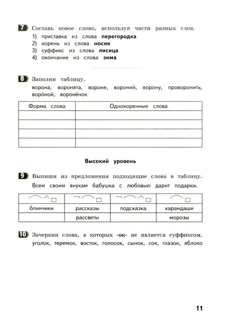 Фотография книги "Ирина Щеглова: Русский язык. 3 класс. Разноуровневые тематические работы"