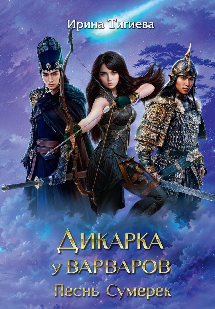 Обложка книги "Ирина Тигиева: Дикарка у варваров. Песнь Сумерек"