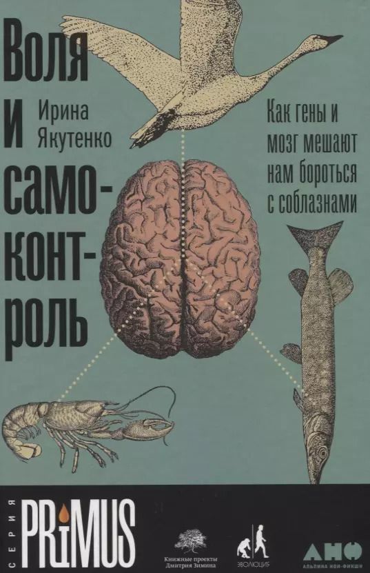 Обложка книги "Ирина Якутенко: Воля и самоконтроль: Как гены и мозг мешают нам бороться с соблазнами"