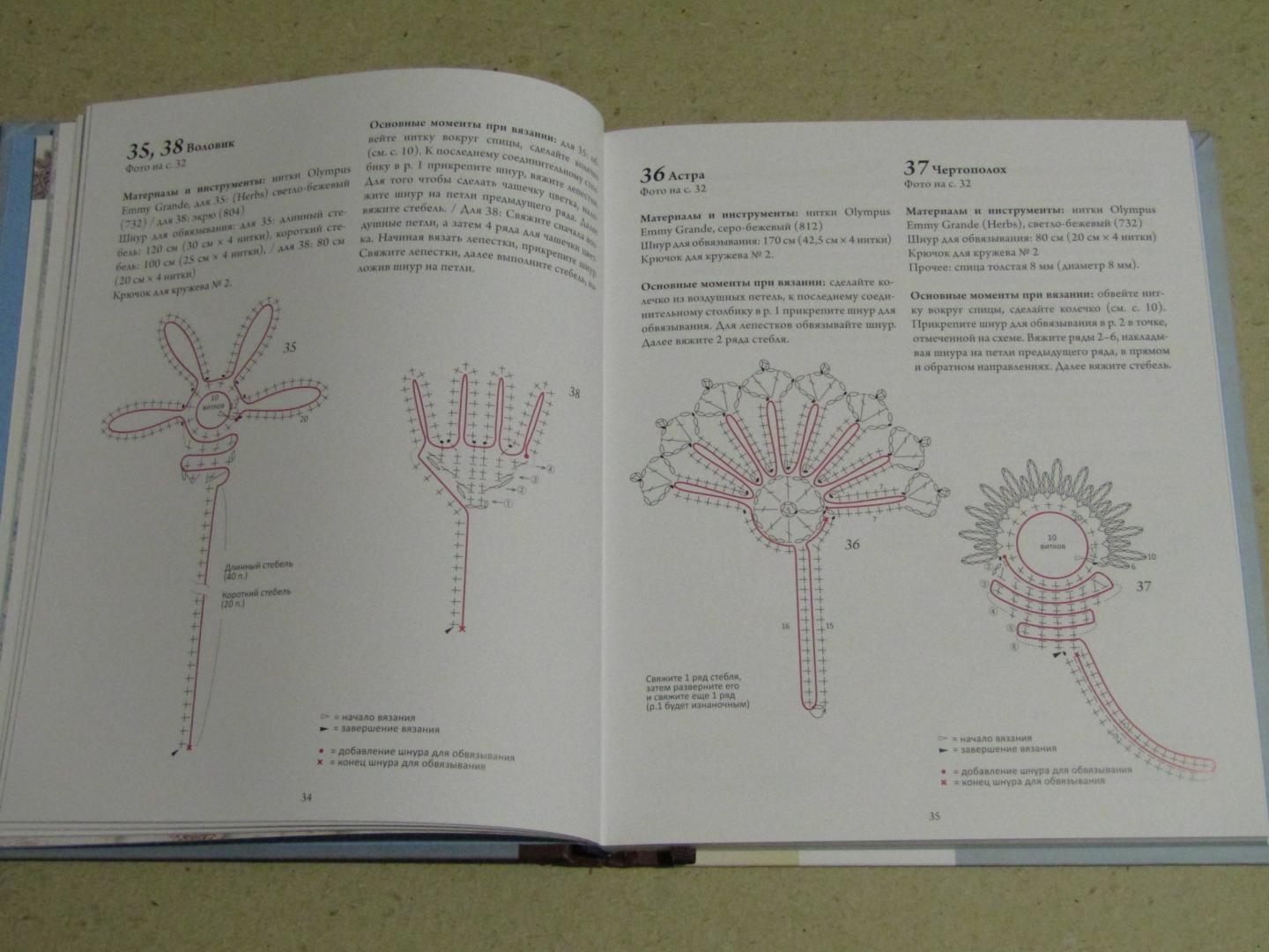 Фотография книги "Ирландское кружево. 100 рельефных мотивов для вязания крючком. Уникальная коллекция с японским шиком"