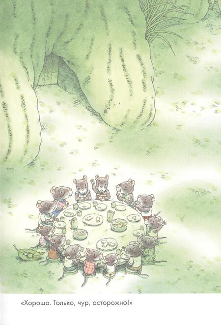 Фотография книги "Ивамура: 14 лесных мышей. Стрекозиный пруд, мини"