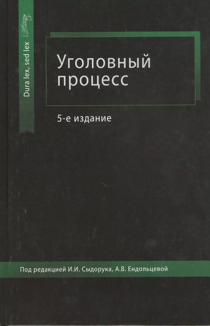 Обложка книги "Иван Сыдорук: Уголовный процесс. Учебное пособие"