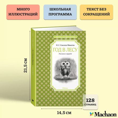 Фотография книги "Иван Соколов-Микитов: Год в лесу. Рассказы о природе"
