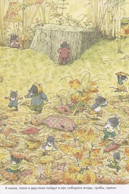 Фотография книги "Кадзуо Ивамура: 14 лесных мышей. Парад грибов"