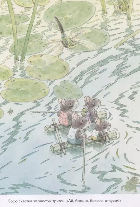 Фотография книги "Кадзуо Ивамура: 14 лесных мышей. Стрекозиный пруд"