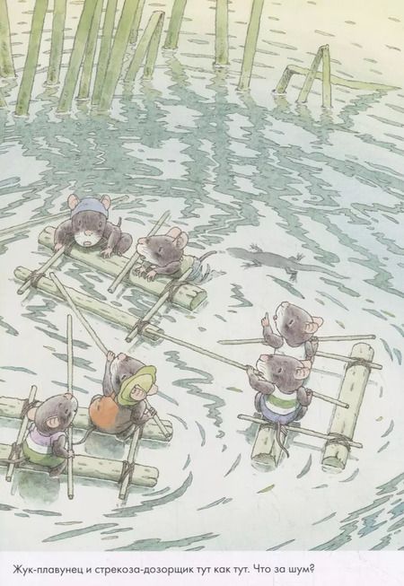 Фотография книги "Кадзуо Ивамура: 14 лесных мышей. Стрекозиный пруд"