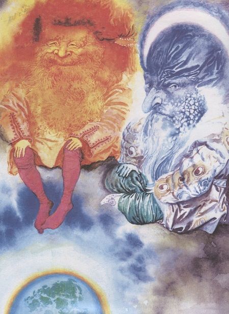 Фотография книги "Как Петух с Месяцем поссорились"