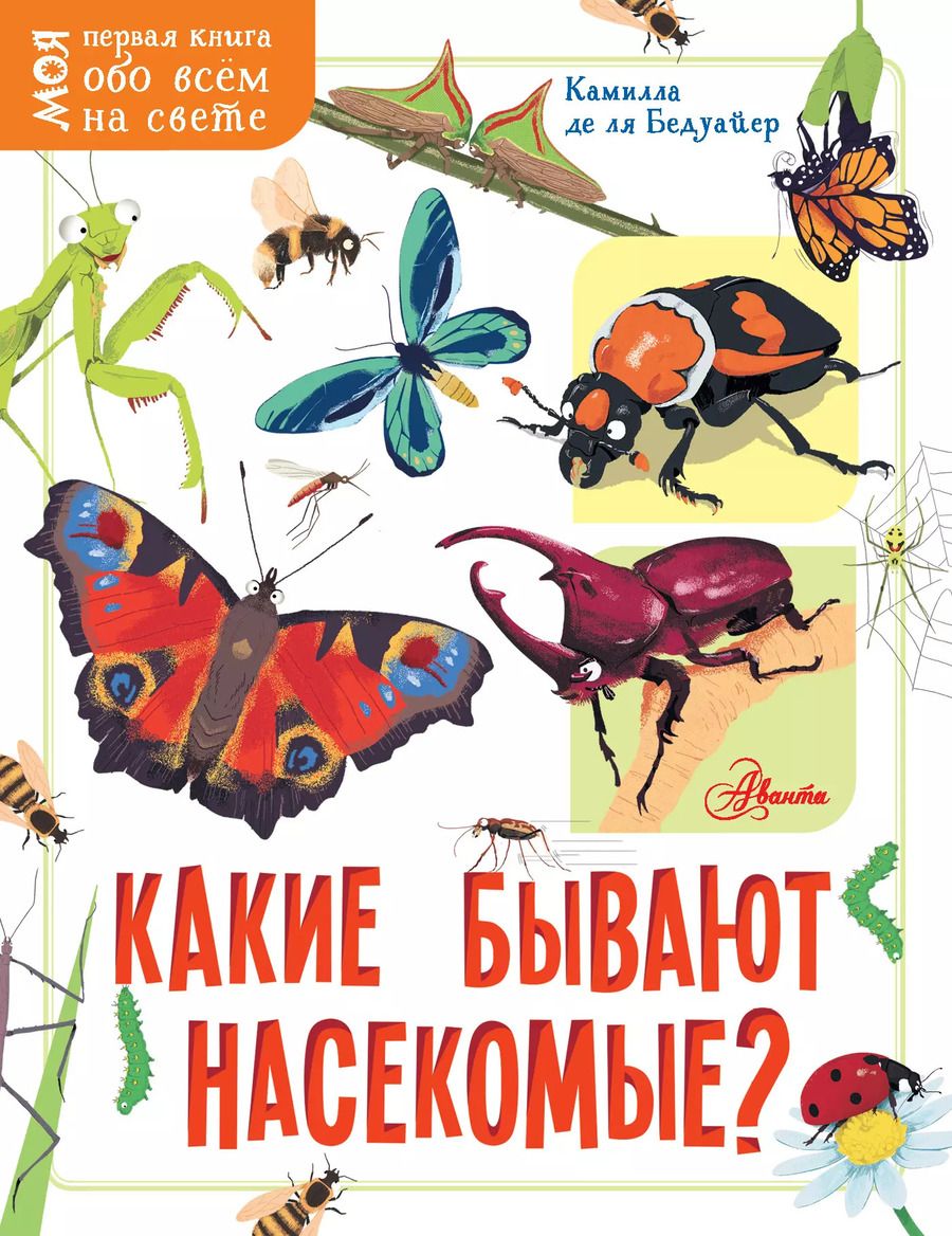 Обложка книги "Камилла де: Какие бывают насекомые?"