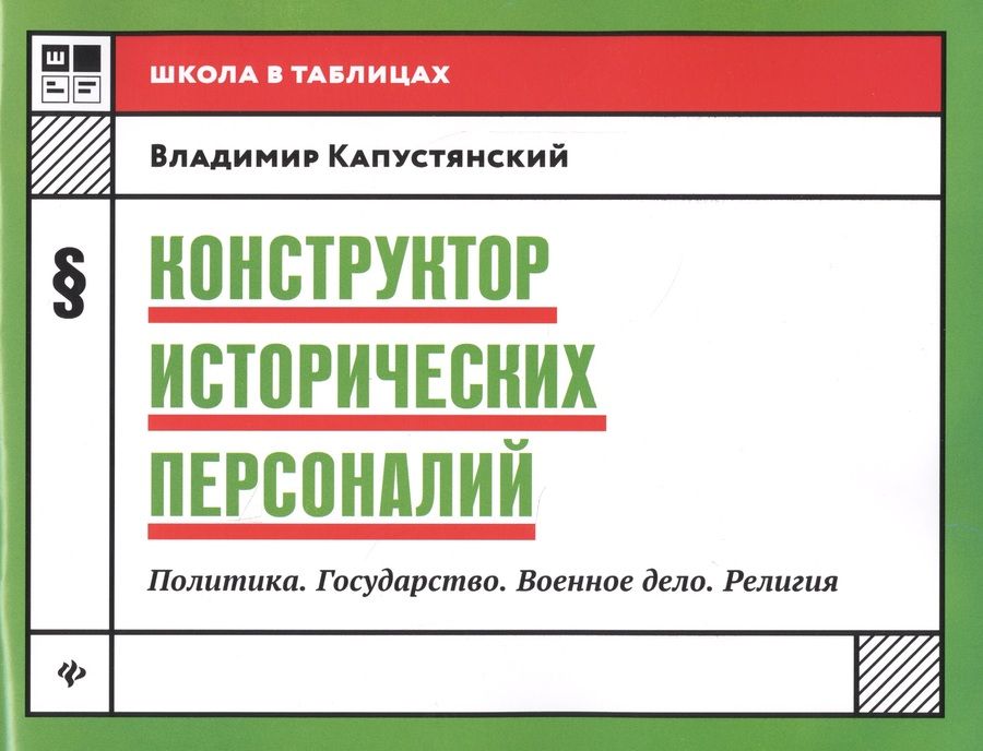 Обложка книги "Капустянский: Конструктор исторических персоналий. Политика. Государство. Военное дело. Религия"