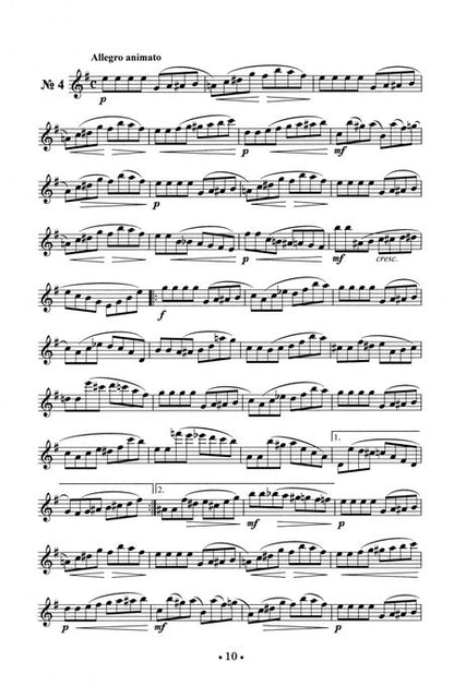 Фотография книги "Карл Андерсен: 18 маленьких этюдов для флейты, соч. 41. 24 больших этюда для флейты, соч. 15. Ноты"