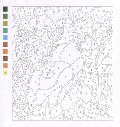 Фотография книги "Картины по номерам. Раскраска «Животные». 15 картин"