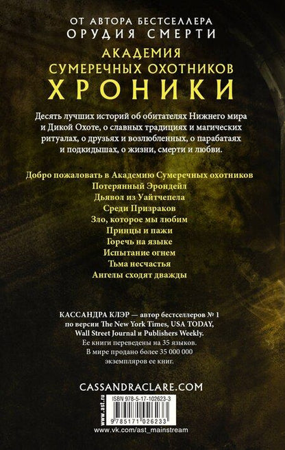 Фотография книги "Кассандра Клэр: Академия Сумеречных охотников. Хроники"