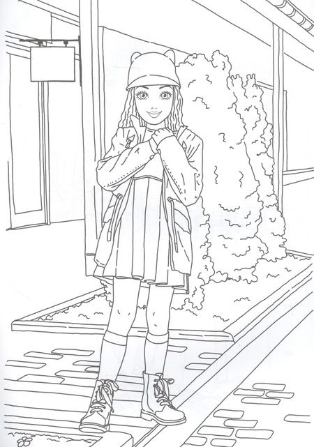 Фотография книги "Катя. Мастерская красоты. Раскраска"