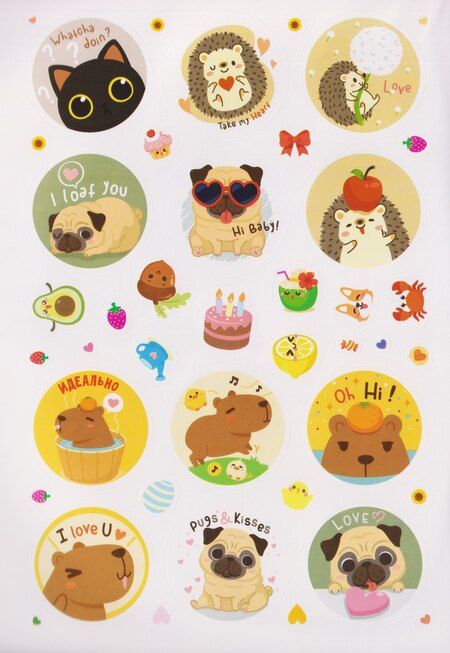 Фотография книги "Kawaii Улыбайся! Наклейки"