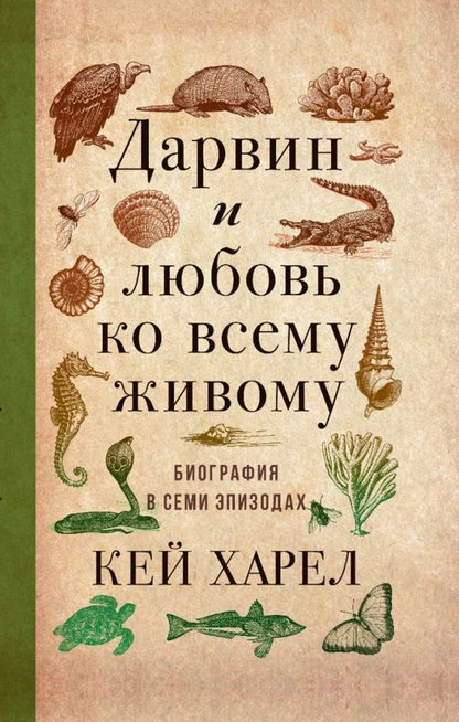 Обложка книги "Кей Харел: Дарвин и любовь ко всему живому. Биография в семи эпизодах"