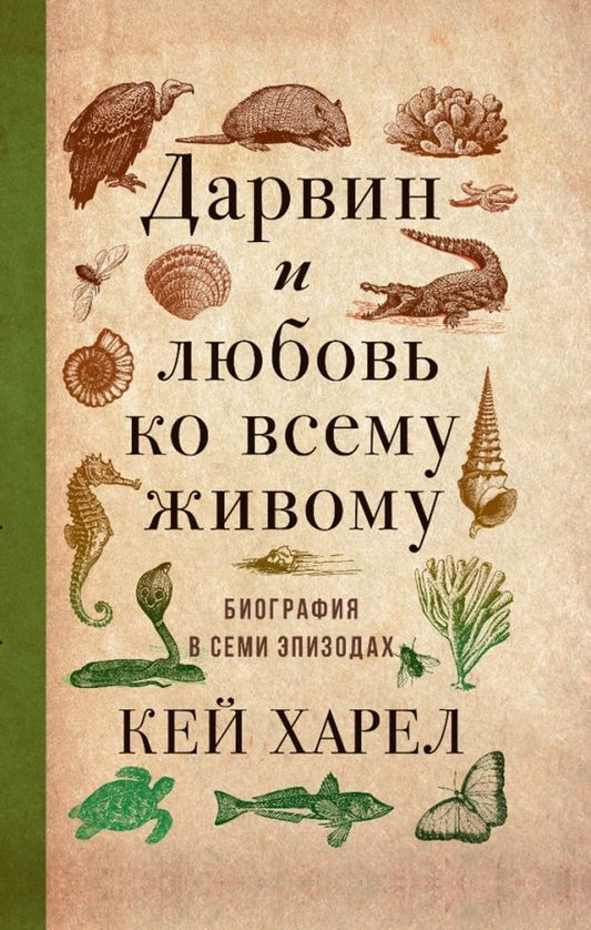 Обложка книги "Кей Харел: Дарвин и любовь ко всему живому. Биография в семи эпизодах"
