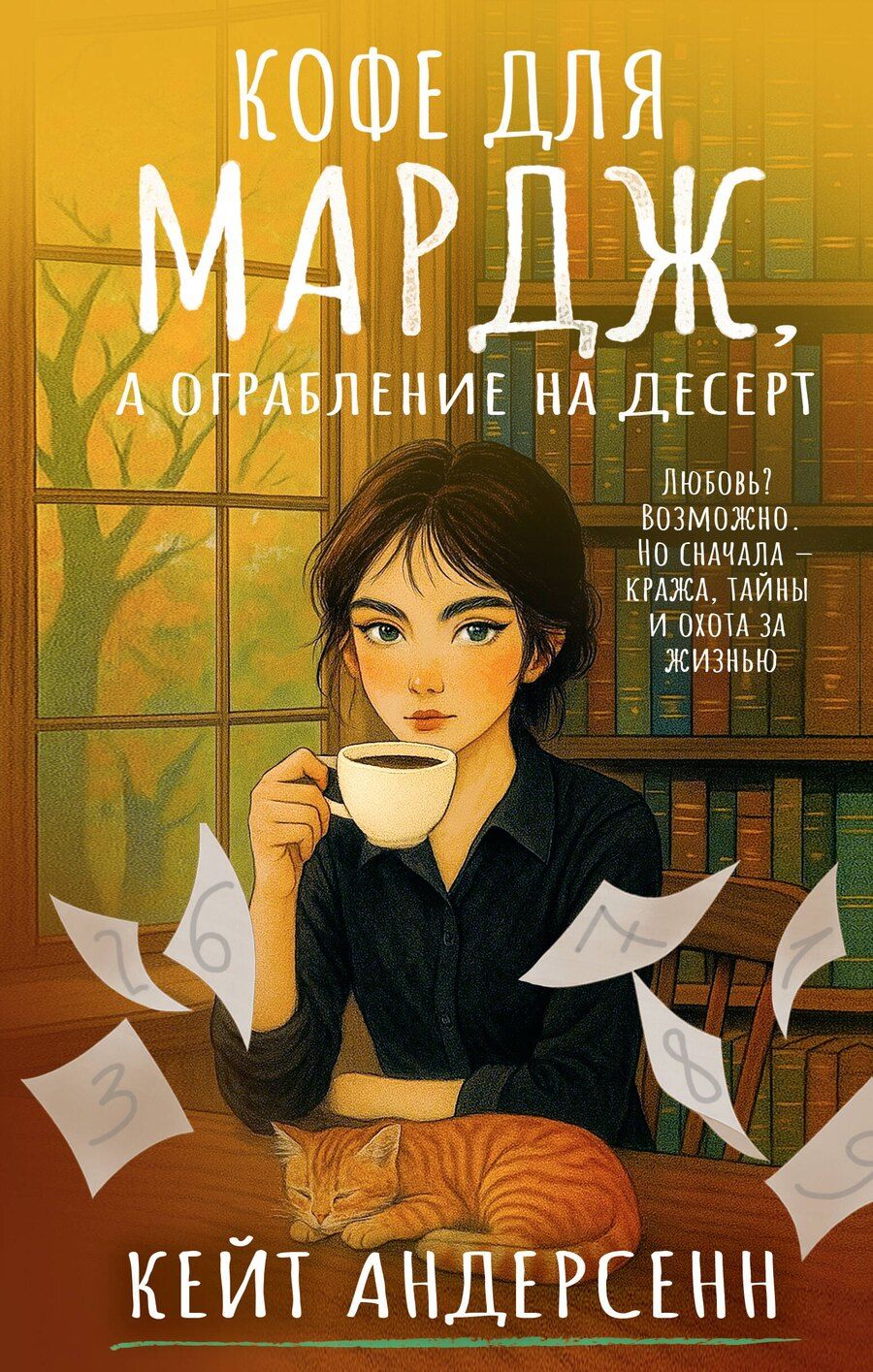 Обложка книги "Кейт Андерсенн: Кофе для Мардж, а ограбление на десерт"