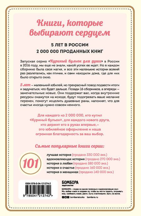 Фотография книги "Кэнфилд, Хансен, Ньюмарк: Куриный бульон для души. Создай себя заново. 101 вдохновляющая история о фитнесе, правильном питании"