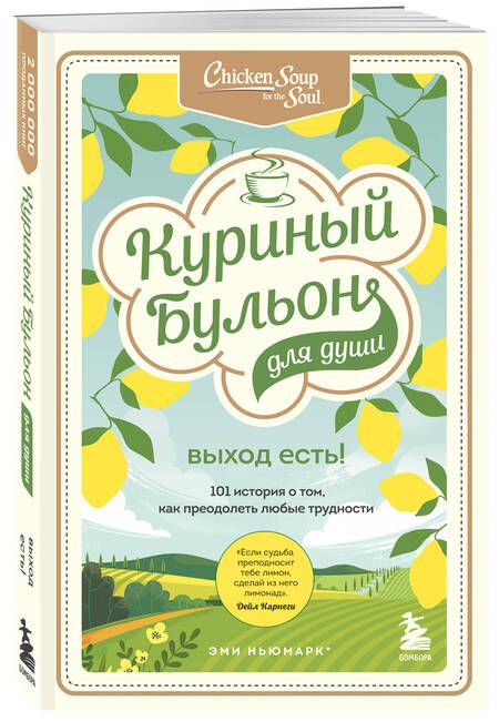 Фотография книги "Кэнфилд, Хансен, Ньюмарк: Куриный бульон для души. Выход есть! 101 история о том, как преодолеть любые трудности"