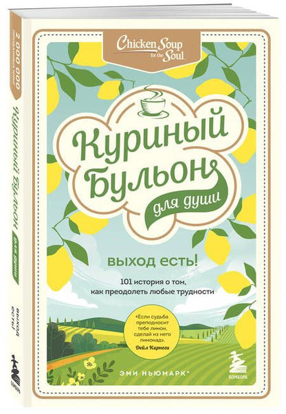 Фотография книги "Кэнфилд, Хансен, Ньюмарк: Куриный бульон для души. Выход есть! 101 история о том, как преодолеть любые трудности"