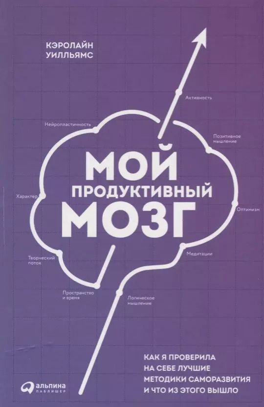 Обложка книги "Кэролайн Уилльямс: Мой продуктивный мозг: Как я проверила на себе лучшие методики саморазвития и что из этого вышло"