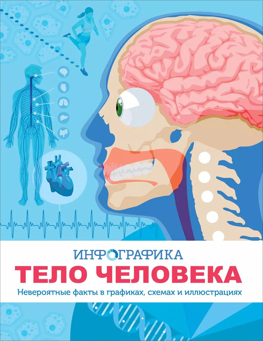 Обложка книги "Кевин Петтман: Тело человека. Инфографика"