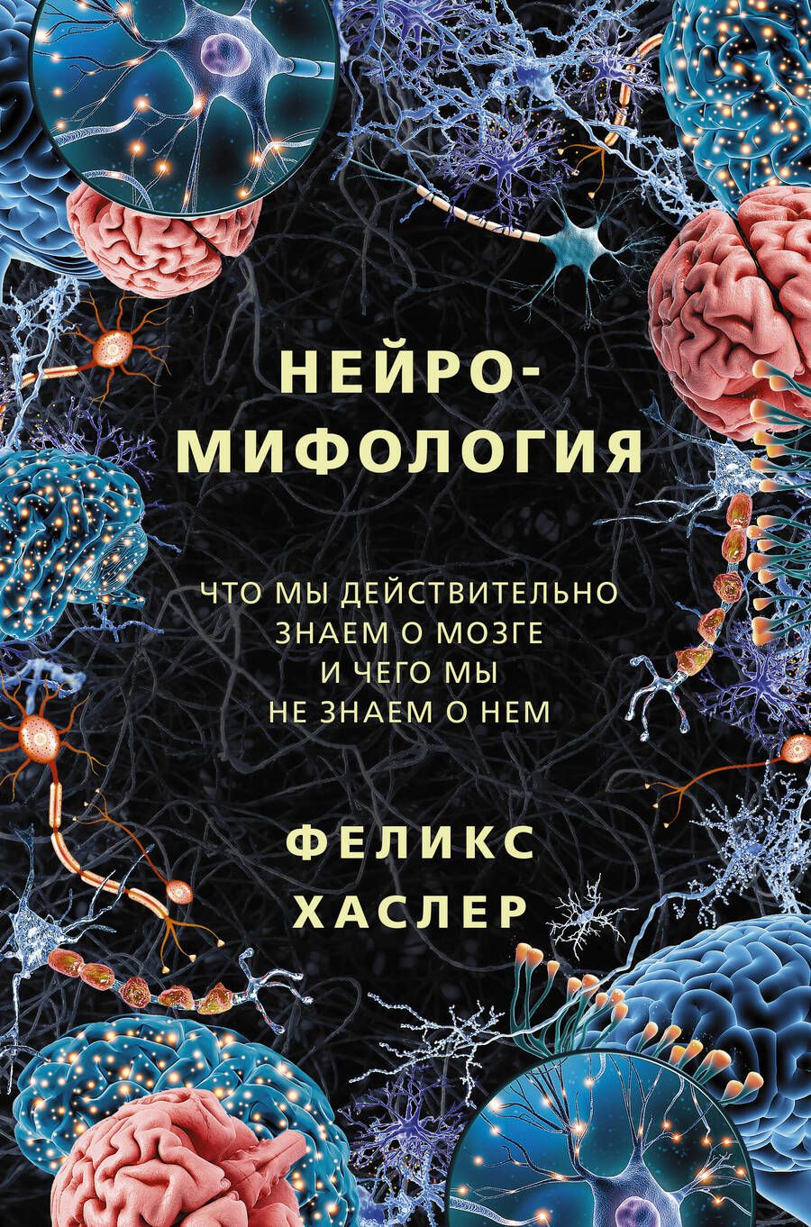 Обложка книги "Хаслер: Нейромифология. Что мы действительно знаем о мозге и чего мы не знаем о нем"