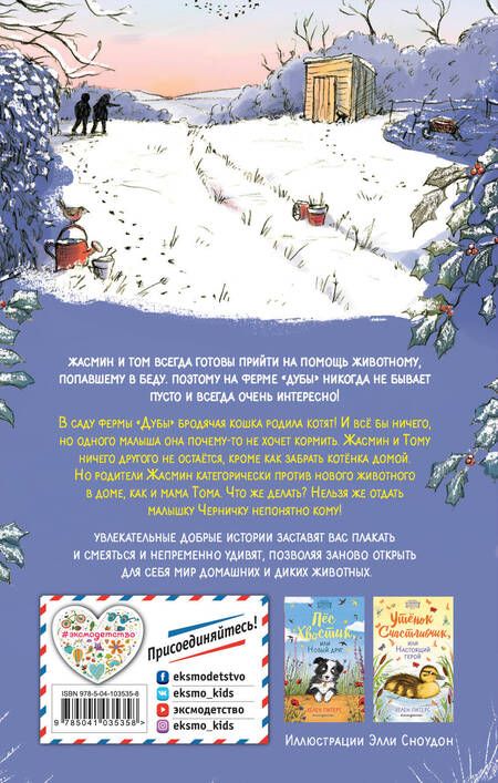 Фотография книги "Хелен Питерс: Котёнок Черничка, или Лучший подарок (#4)"