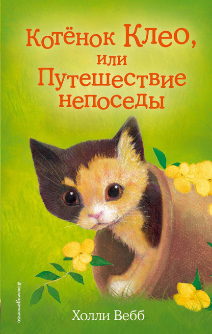 Обложка книги "Холли Вебб: Котёнок Клео, или Путешествие непоседы"