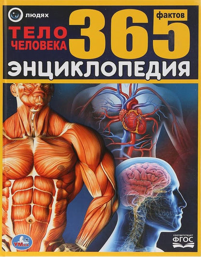 Обложка книги "Хомякова: Тело человека. 365 фактов"