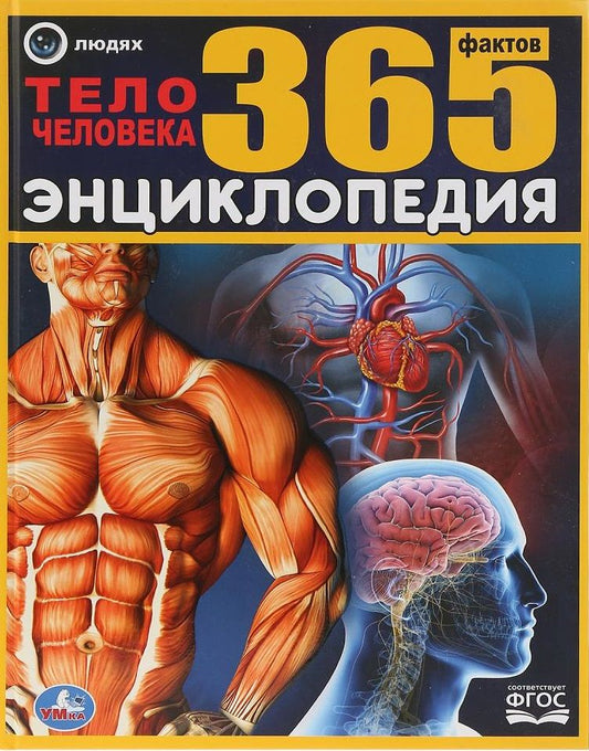 Обложка книги "Хомякова: Тело человека. 365 фактов"