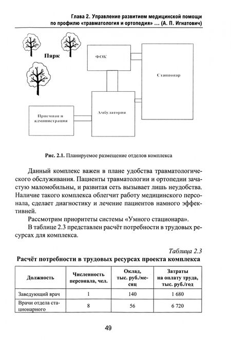 Фотография книги "Храпылина, Бакашвили, Игнатович: Перспективные направления преобразований здравоохранения и технологии их реализации"