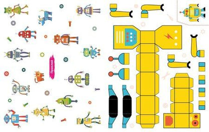 Фотография книги "Кира Евгеньевна: Объёмные игрушки из бумаги. Роботы"