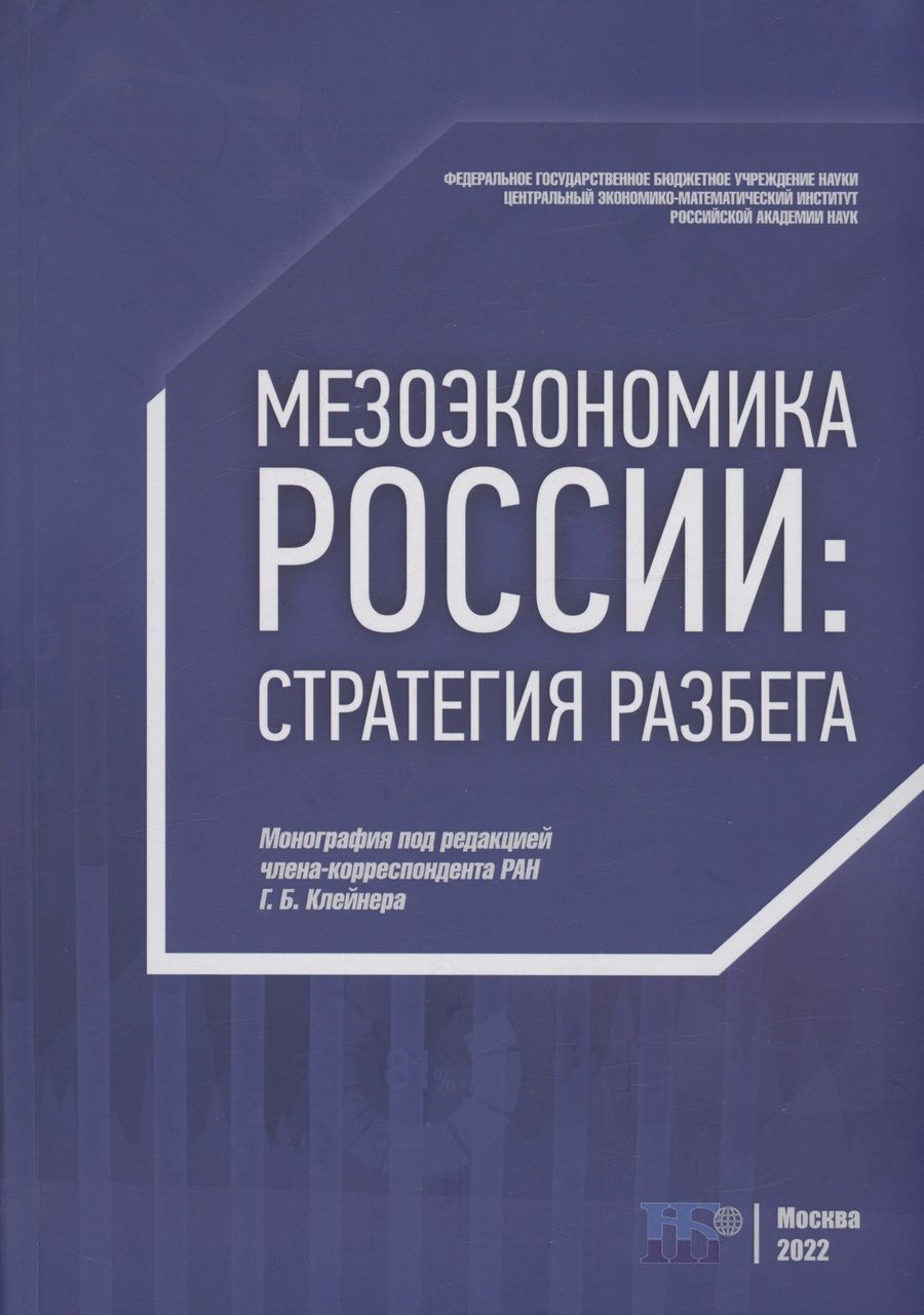 Обложка книги "Клейнер, Агафонов, Балычева: Мезоэкономика России. Стратегия разбега. Монография"