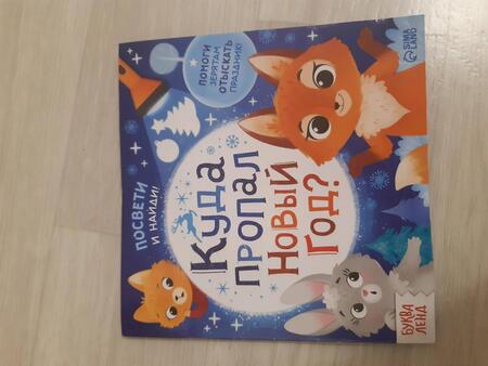 Фотография книги "Книга с фонариком Куда пропал Новый год?"