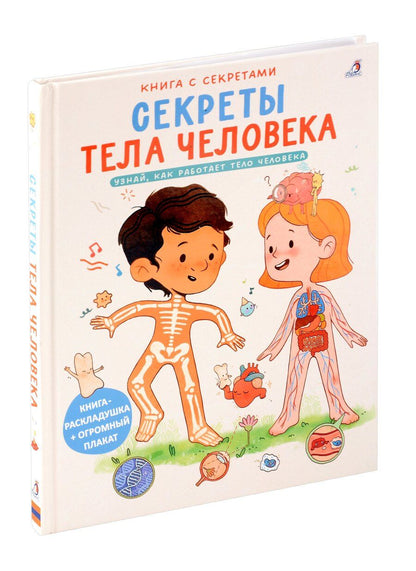 Обложка книги "Книга с секретами. Секреты тела человека"