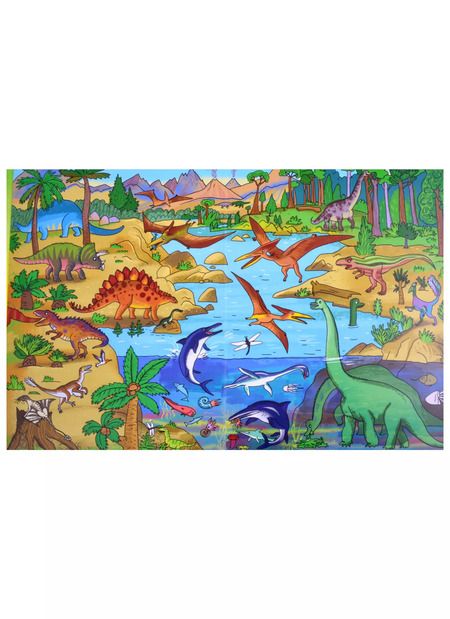 Фотография книги "Книжка-панорамка "Динозавры""