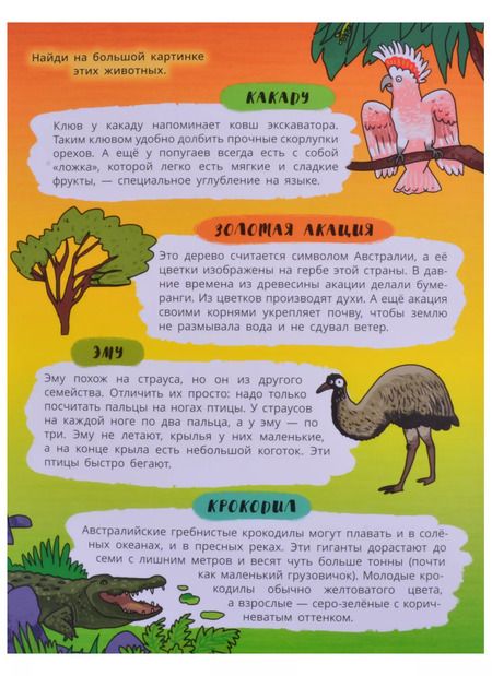 Фотография книги "Книжка-панорамка "Природа Австралии""