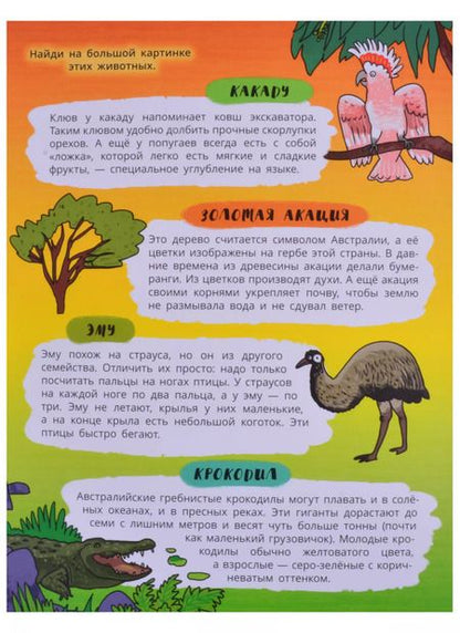 Фотография книги "Книжка-панорамка "Природа Австралии""