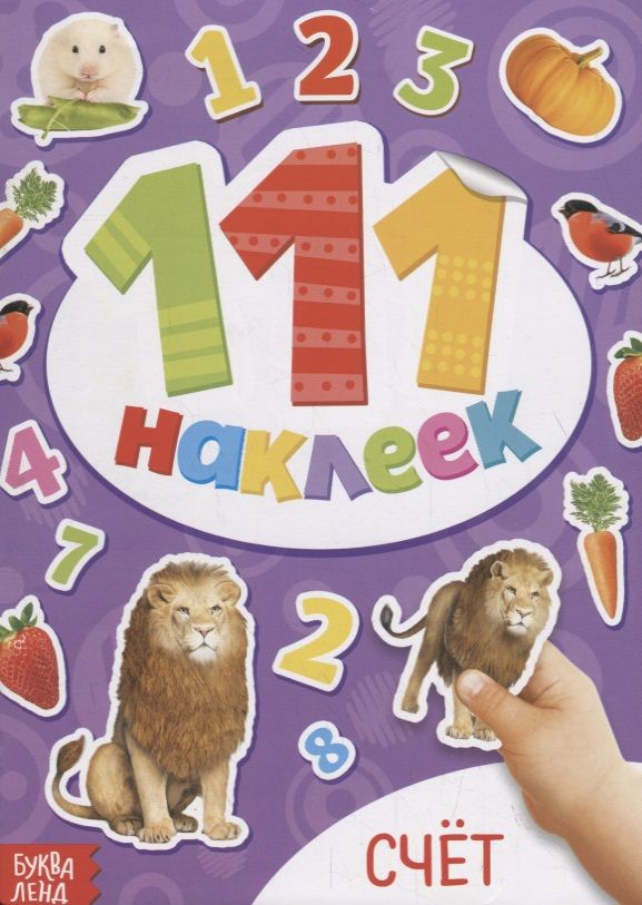 Обложка книги "Книжка с наклейками "Счет""