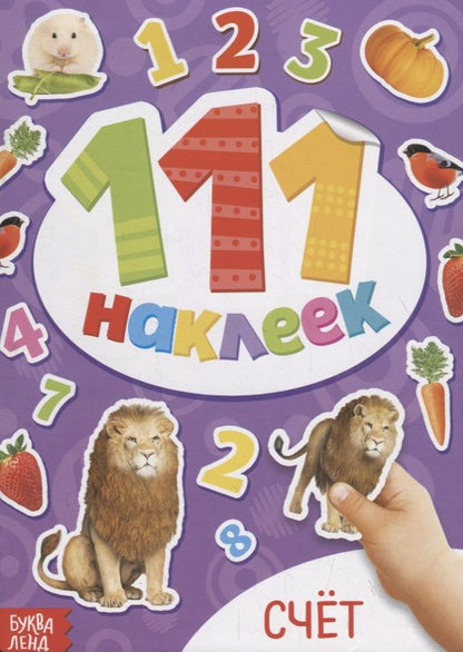 Обложка книги "Книжка с наклейками "Счет""