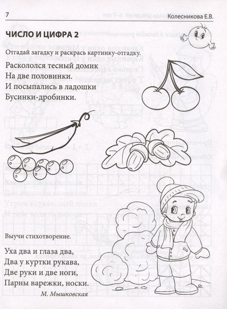 Фотография книги "Колесникова Елена: Я уже считаю. Тетрадь для детей 6-7 лет"