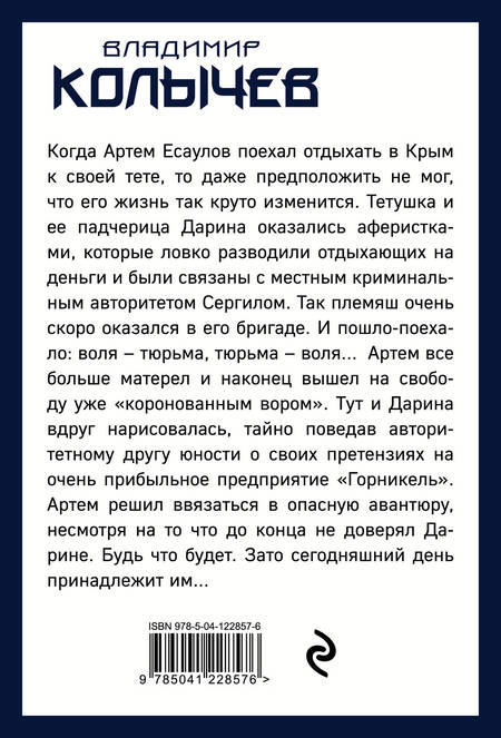 Фотография книги "Колычев: Честный вор"