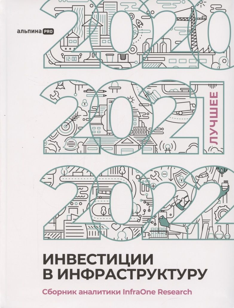 Обложка книги "Коллектив: Инвестиции в инфраструктуру : 2020, 2021, 2022. Сборник аналитики InfraOne Research. Лучшее"