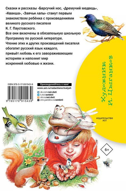 Фотография книги "Константин Паустовский: Барсучий нос. Сказки и рассказы"