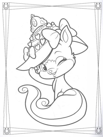 Фотография книги "Королевские питомцы: Пушистые истории. Раскраска № 6"