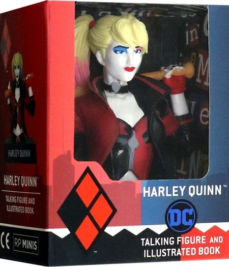 Фотография книги "Korte: Harley Quinn Talking Figure and Illustrated Book"