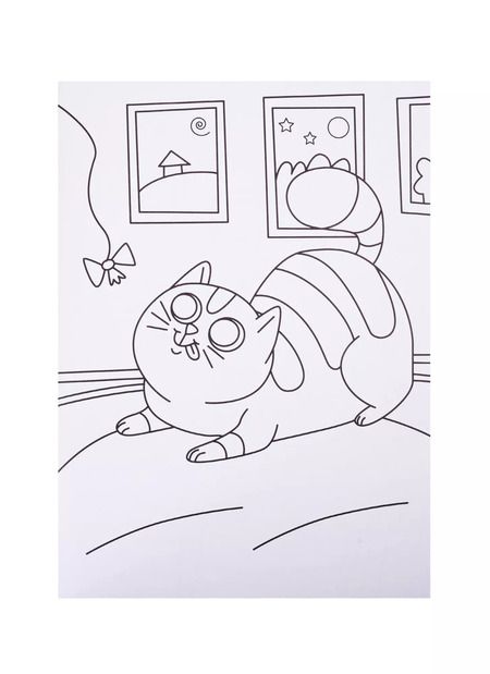 Фотография книги "Кошки и собаки. Раскраска"
